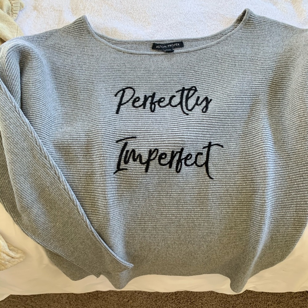 cute light grey sweater